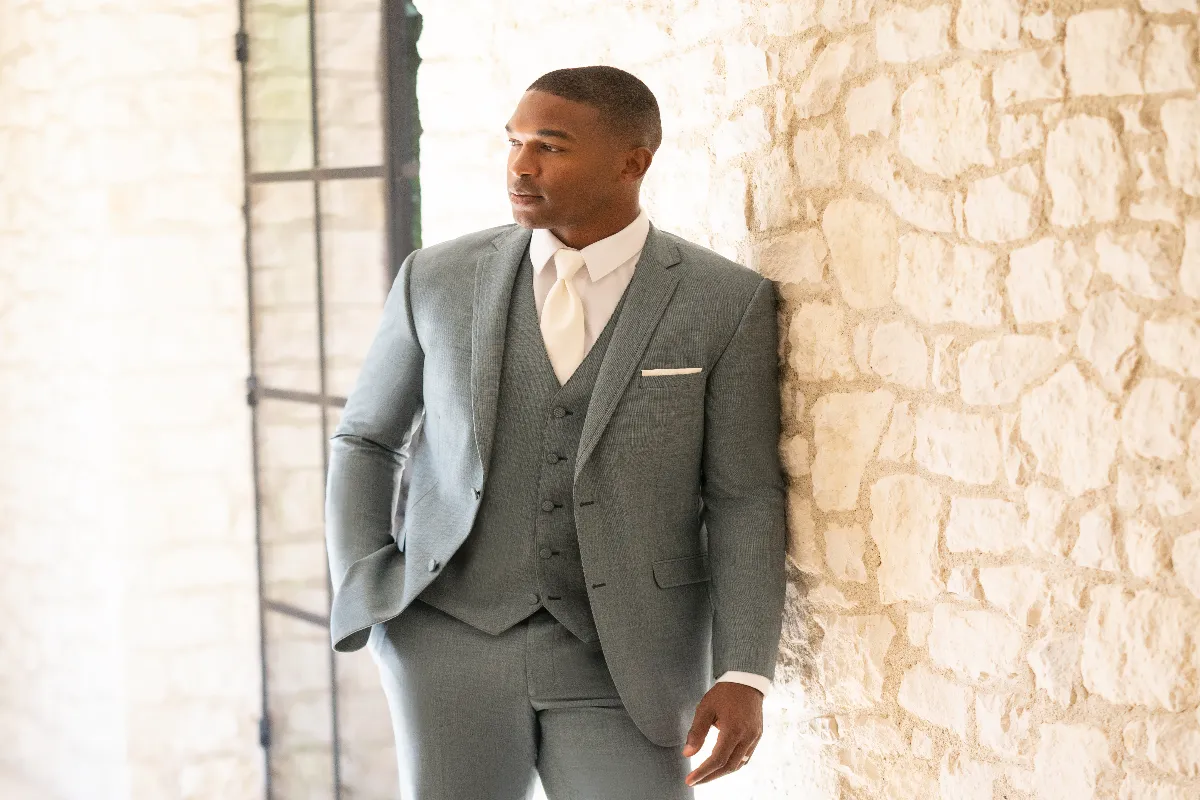 Sea Glass traje masculino para casamento