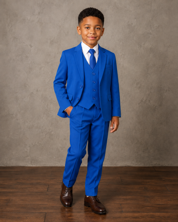 Terno Azul Royal Kids